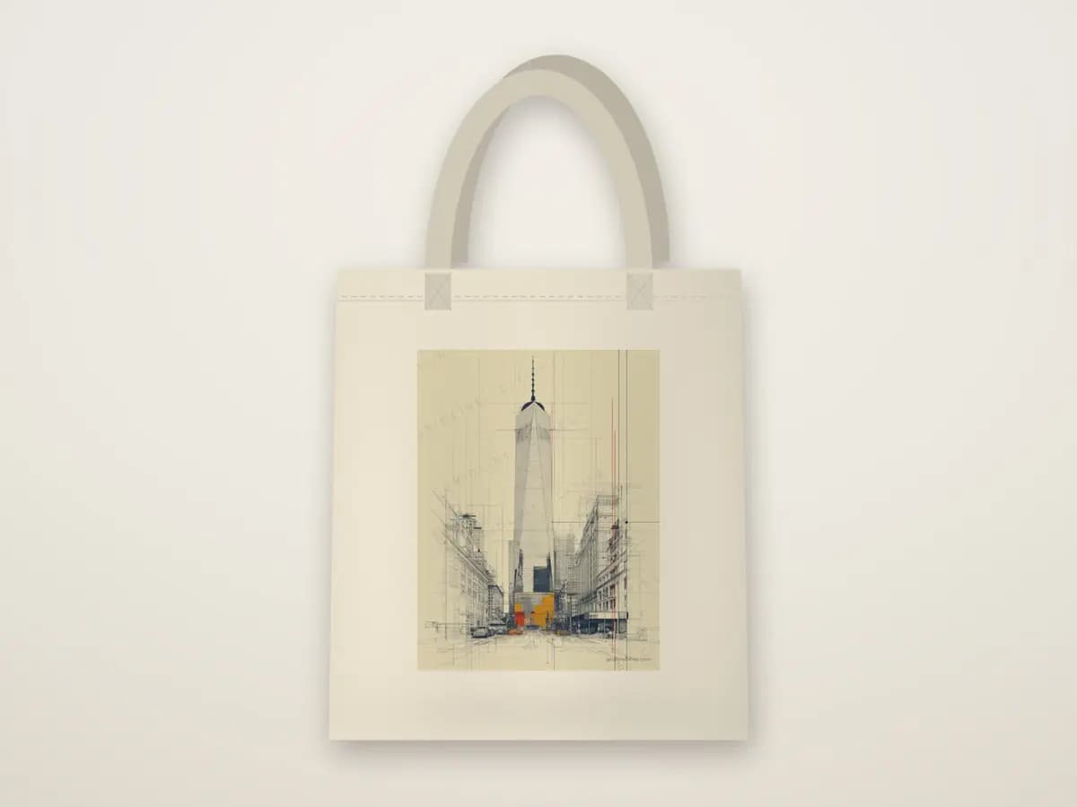 One World as tote bag