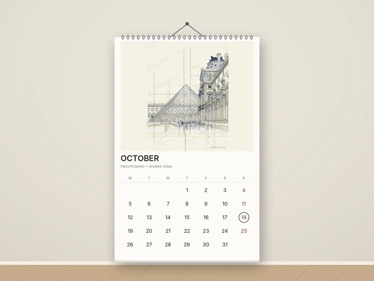 Paris Pyramid as calendar