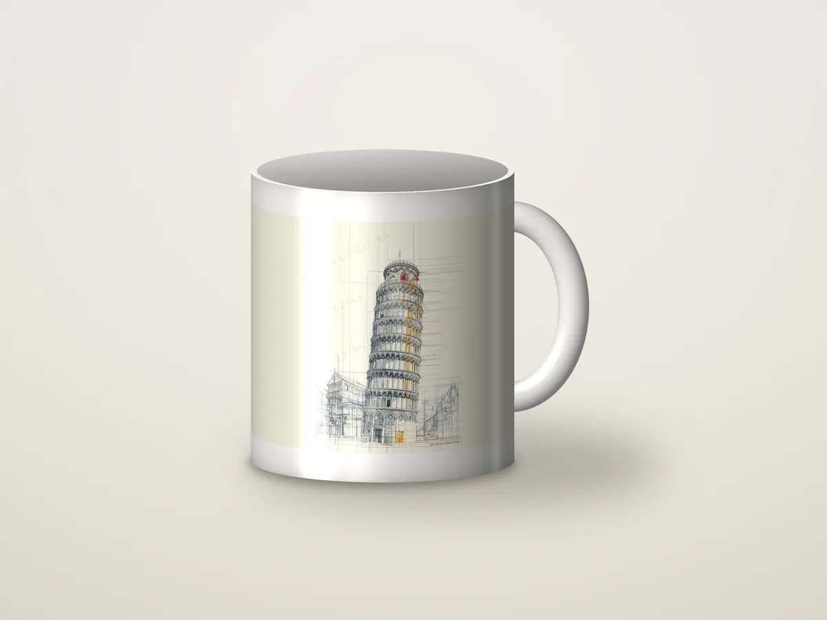 Pisa Tower as mug