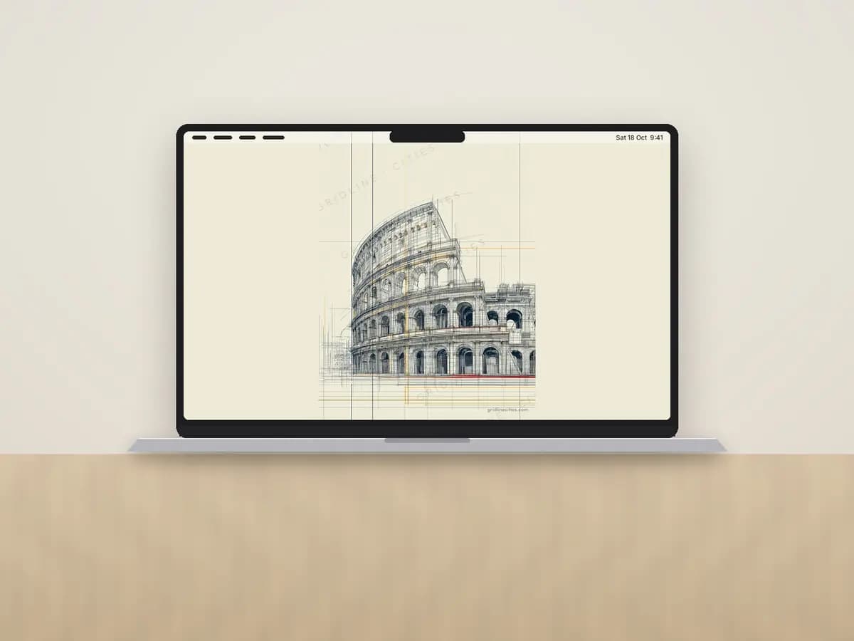 Rome Colloseum as desktop wallpaper