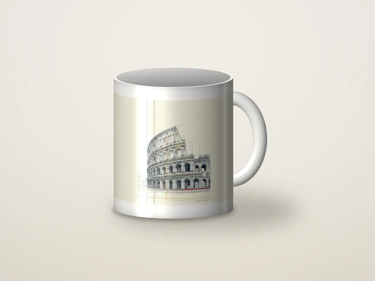 Rome Colloseum as mug