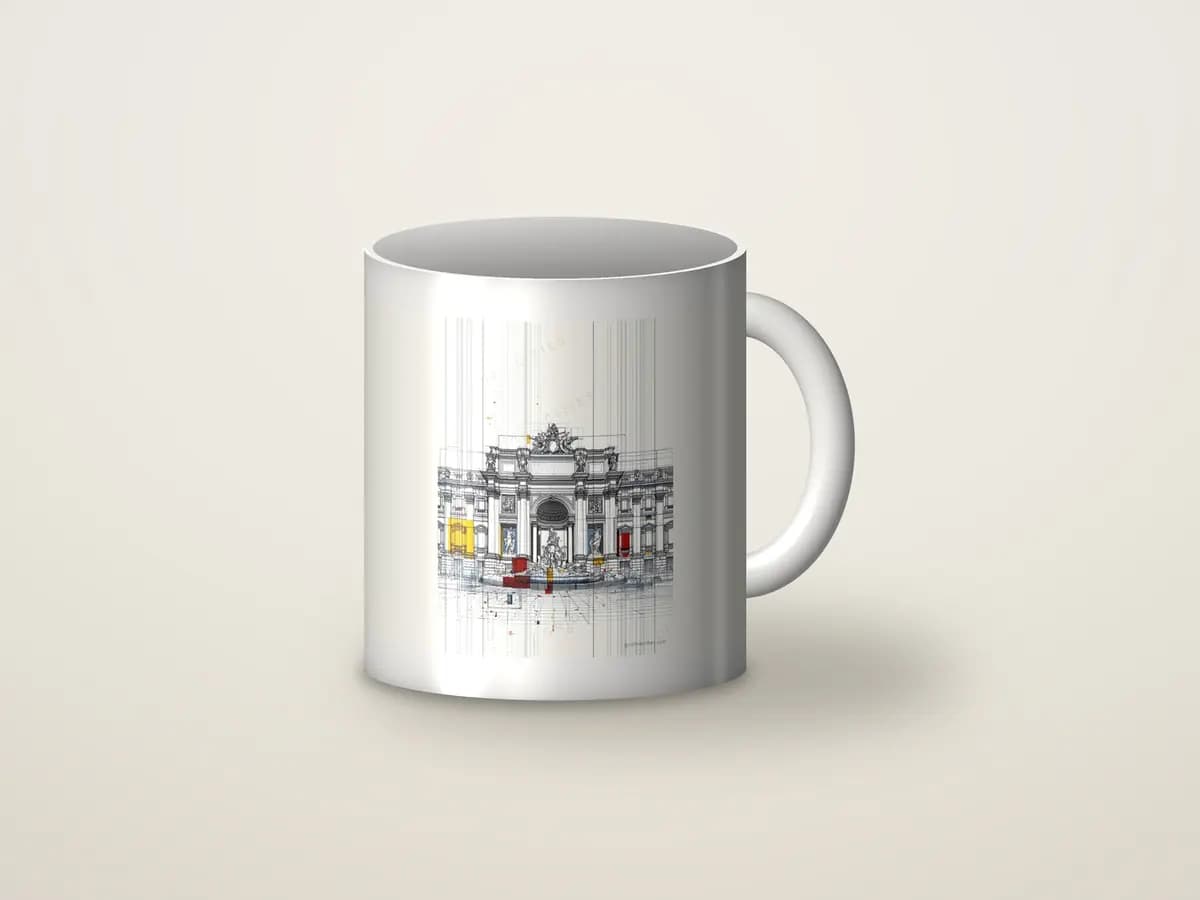Rome Trevifountain as mug