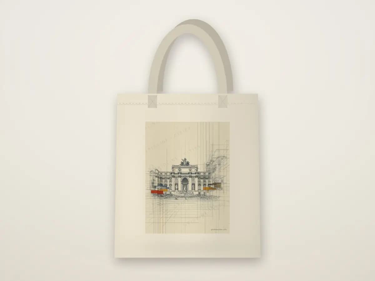 Rome Trevifountain2 as tote bag
