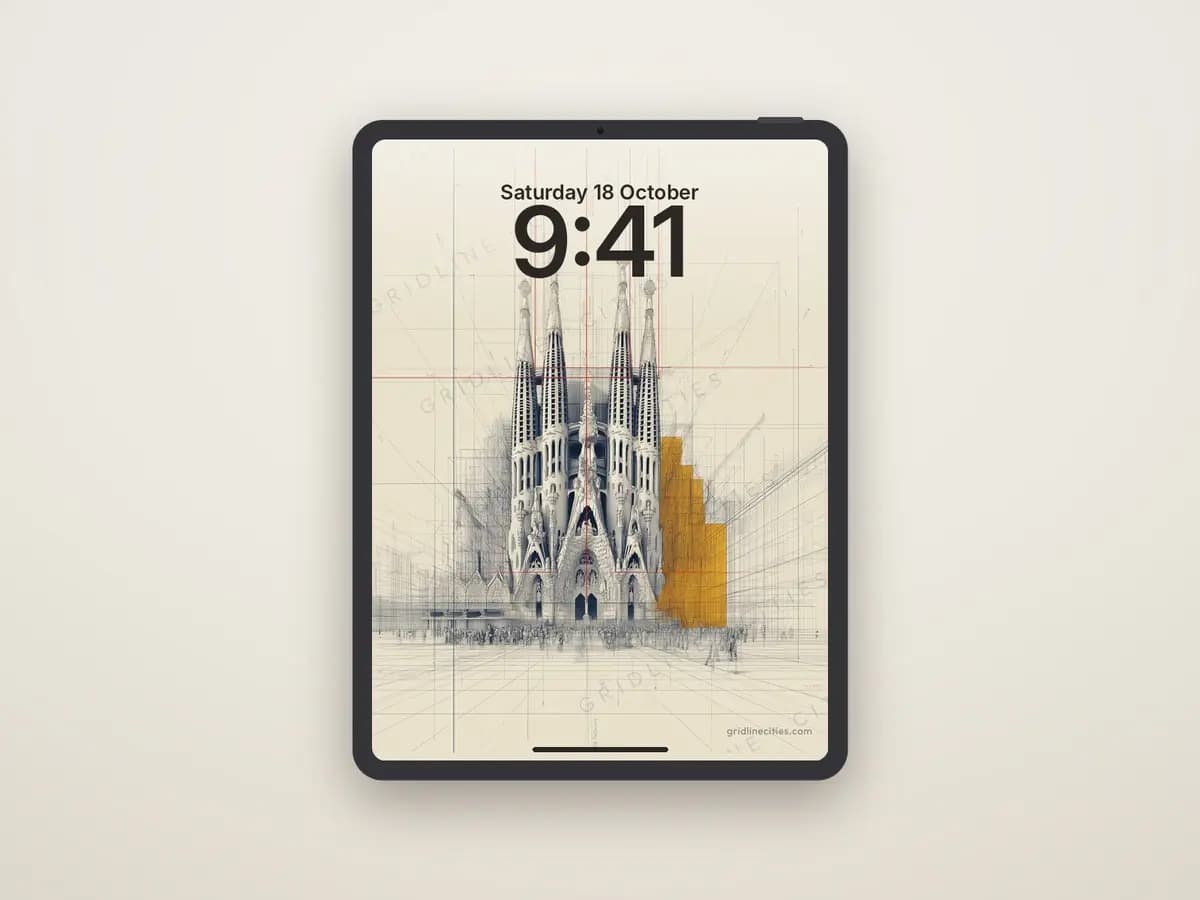 Barcelona Sagrada Familia as tablet wallpaper