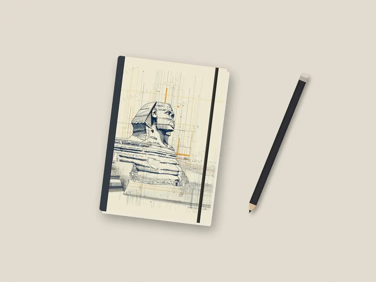 Sphinx as notebook cover