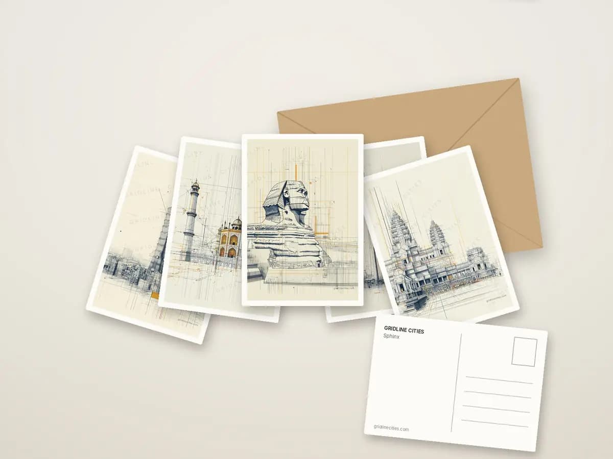 Sphinx as postcards