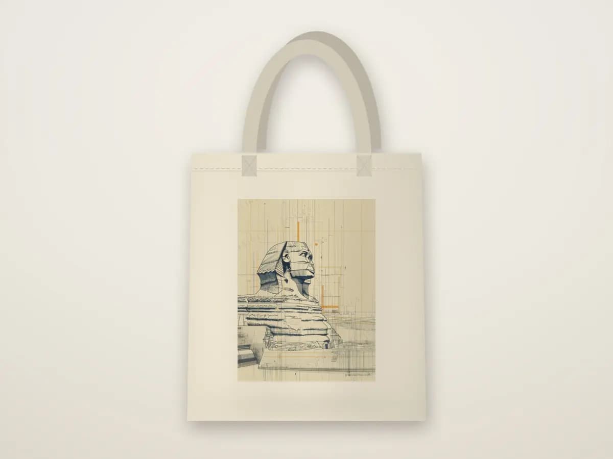Sphinx as tote bag