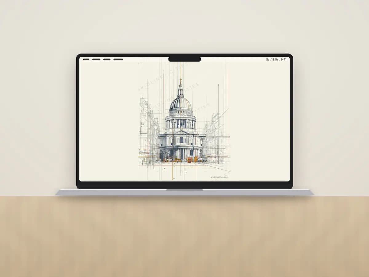 St Paul's as desktop wallpaper