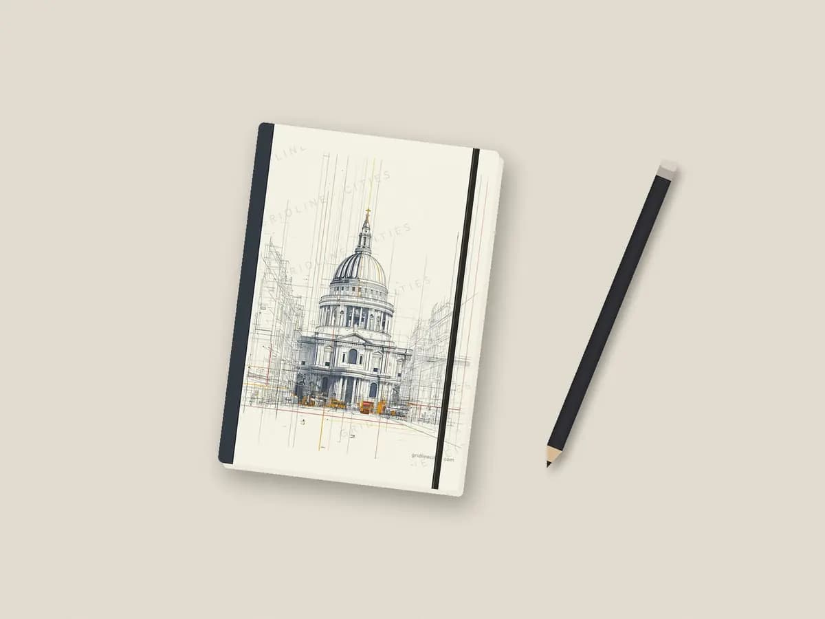 St Paul's as notebook cover