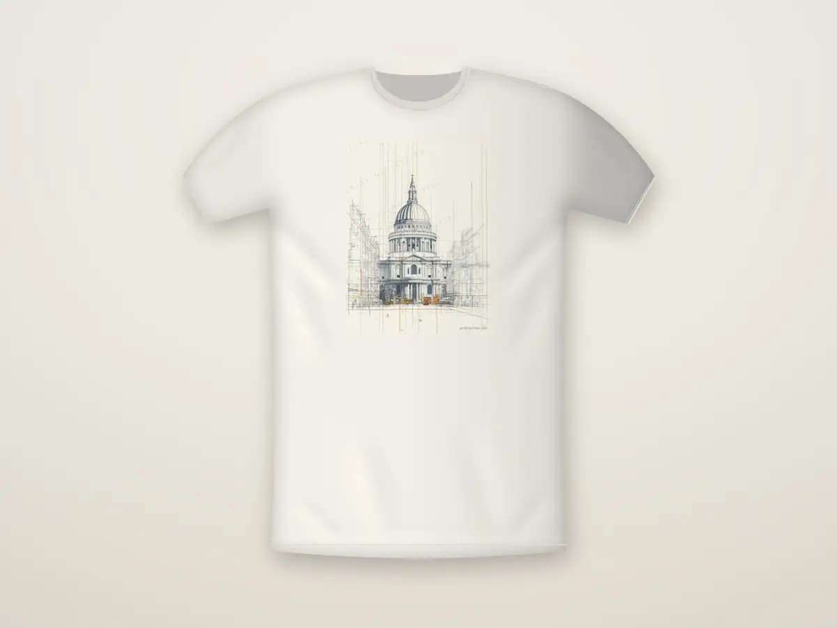 St Paul's as t-shirt