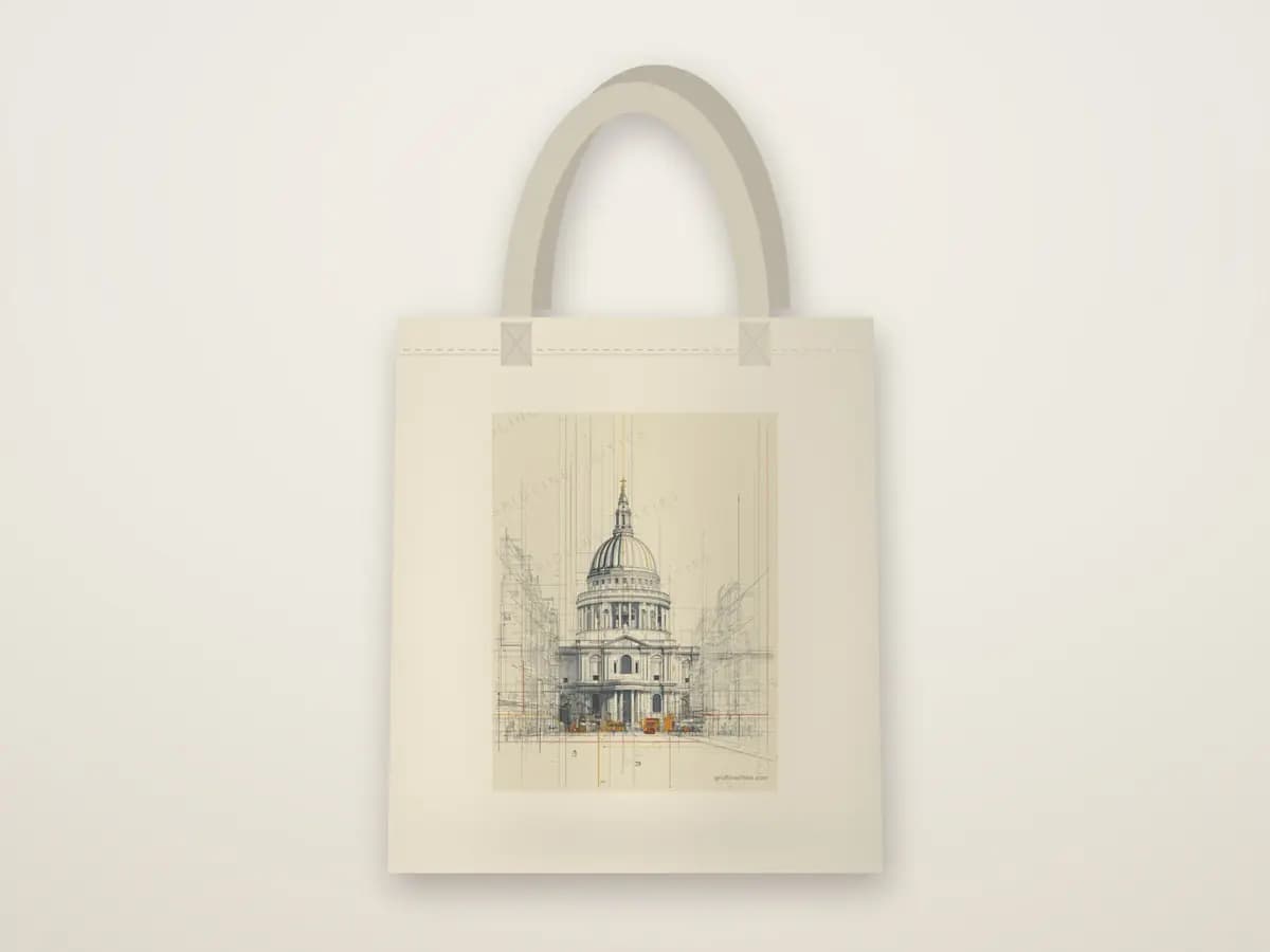 St Paul's as tote bag