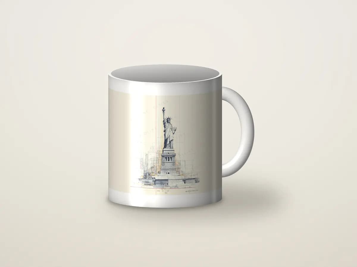 Statue of Liberty as mug