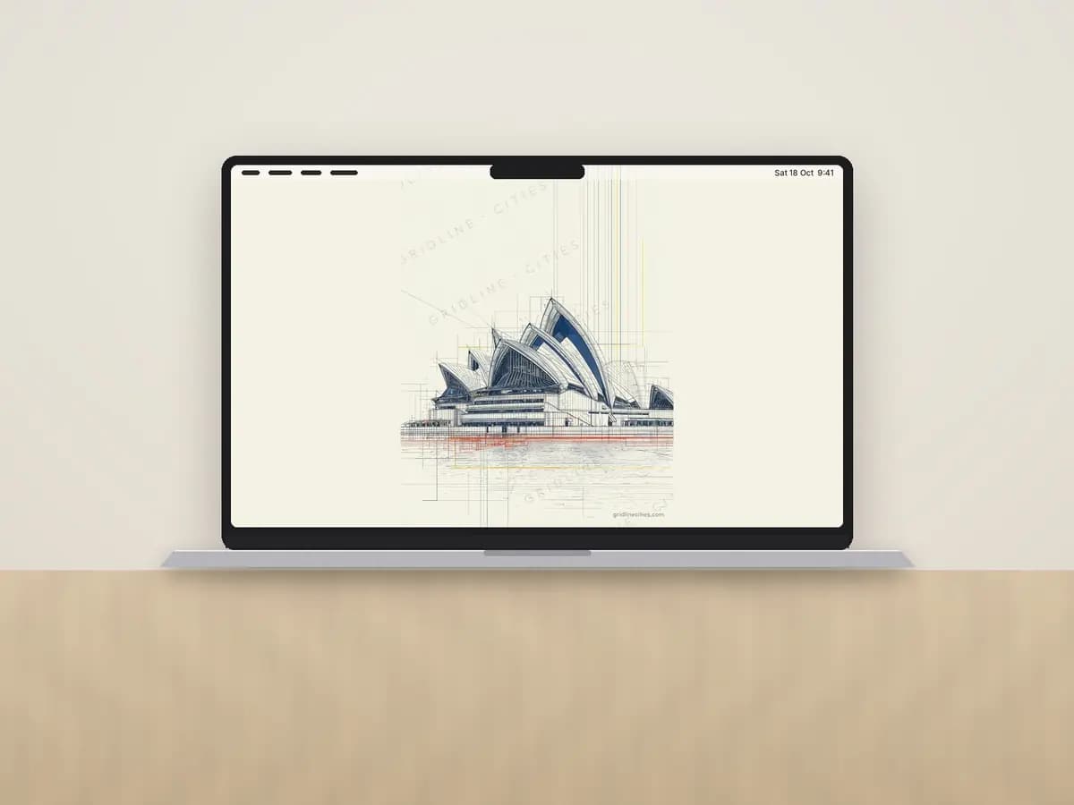 Sydney Operahouse as desktop wallpaper