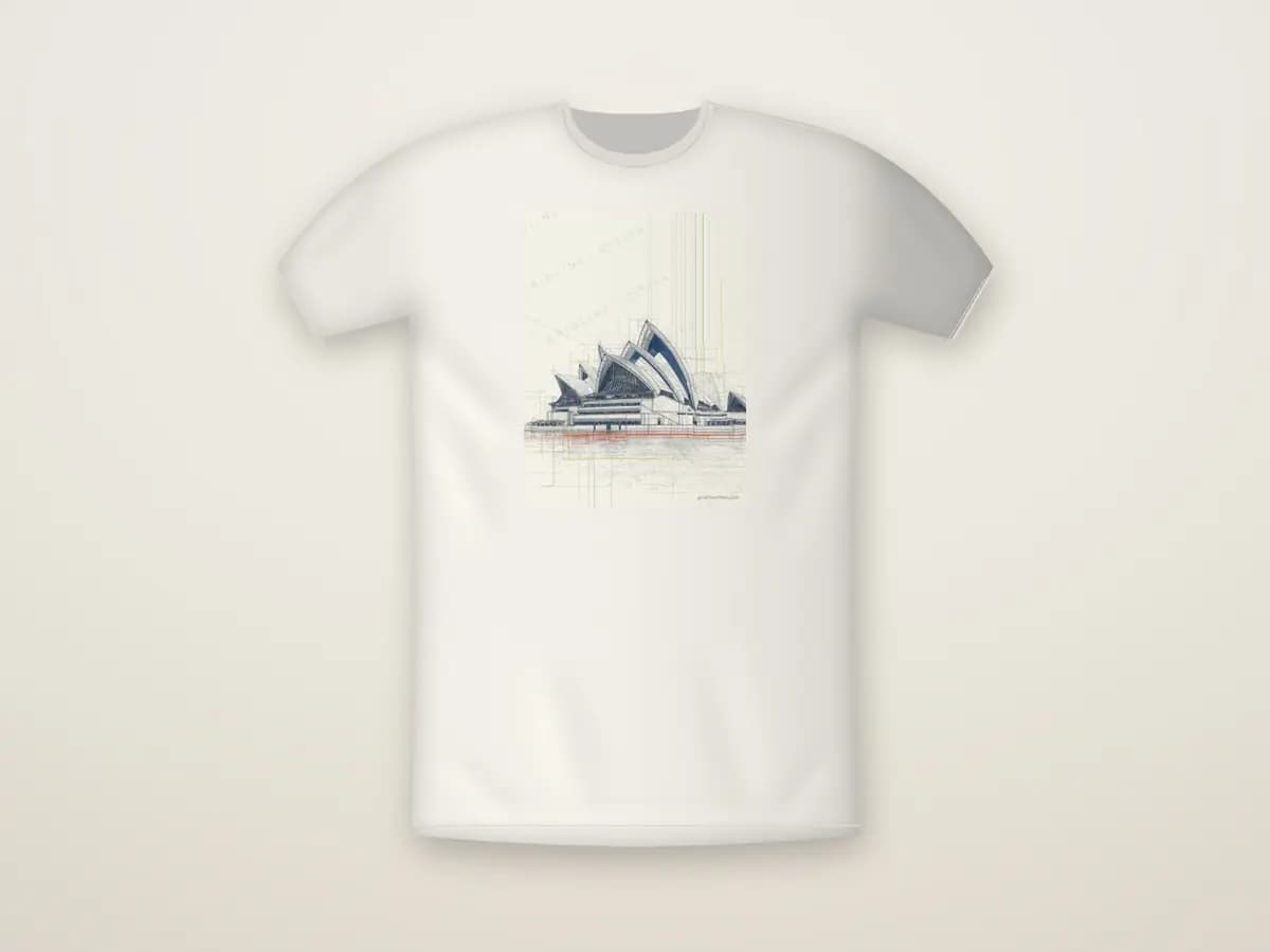 Sydney Operahouse as t-shirt