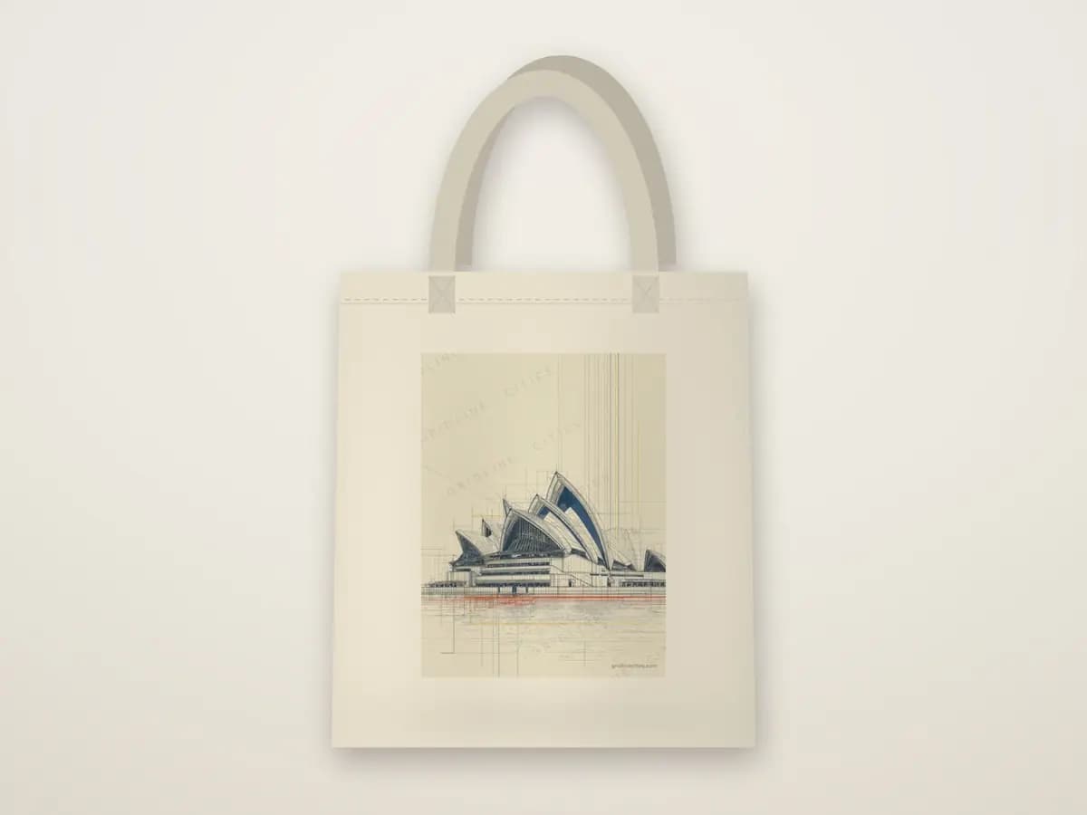 Sydney Operahouse as tote bag