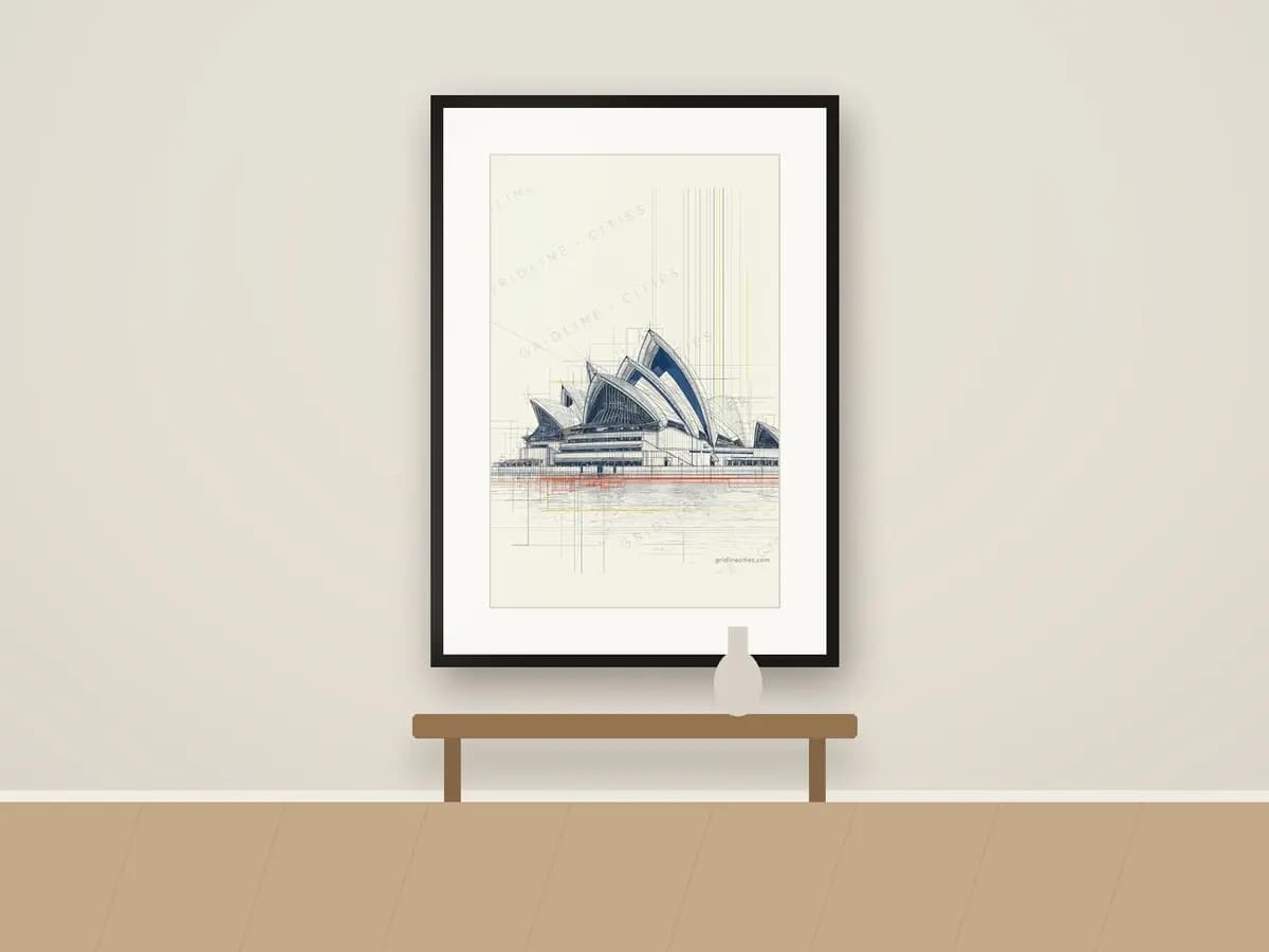 Sydney Operahouse as print & frame