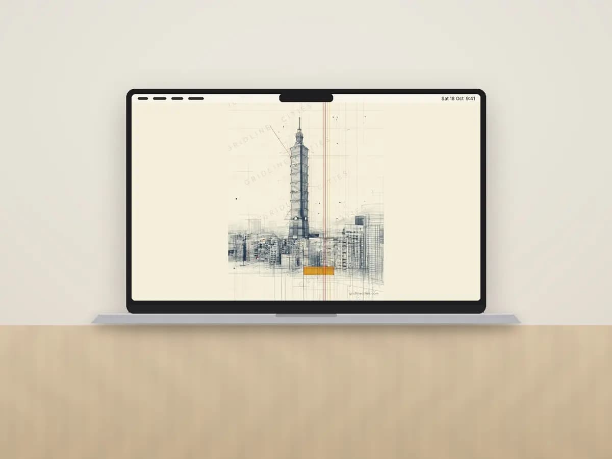 Taipei 101 as desktop wallpaper