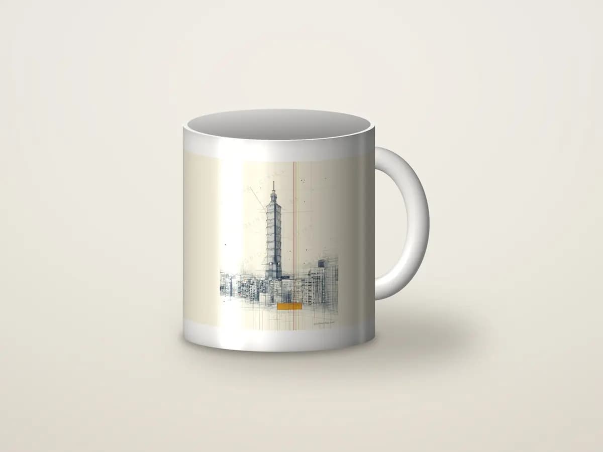 Taipei 101 as mug