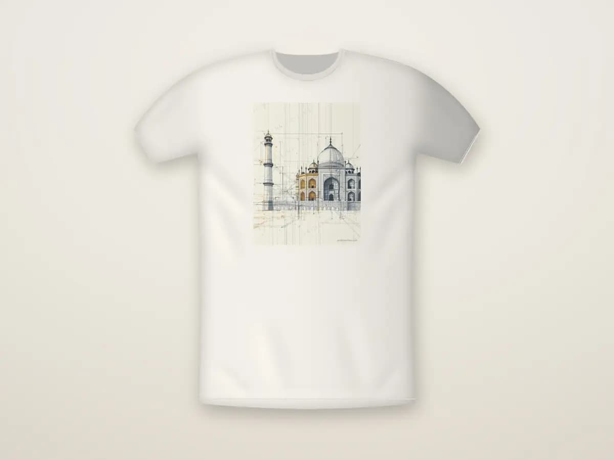 Taj Mahal as t-shirt