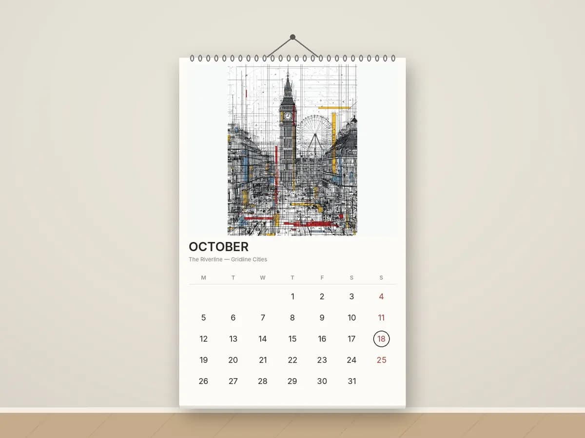 The Riverline as calendar