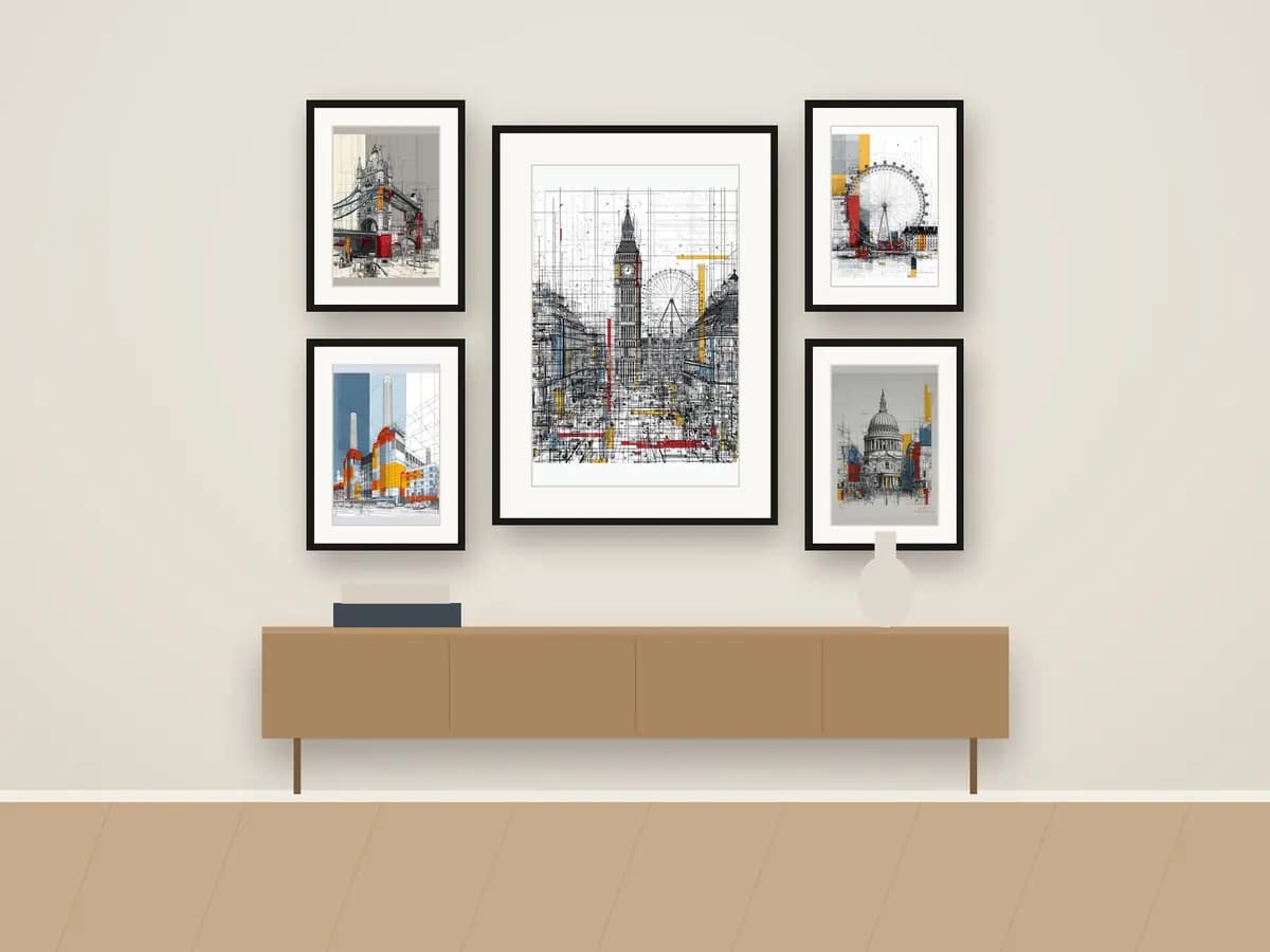 The Riverline as gallery wall