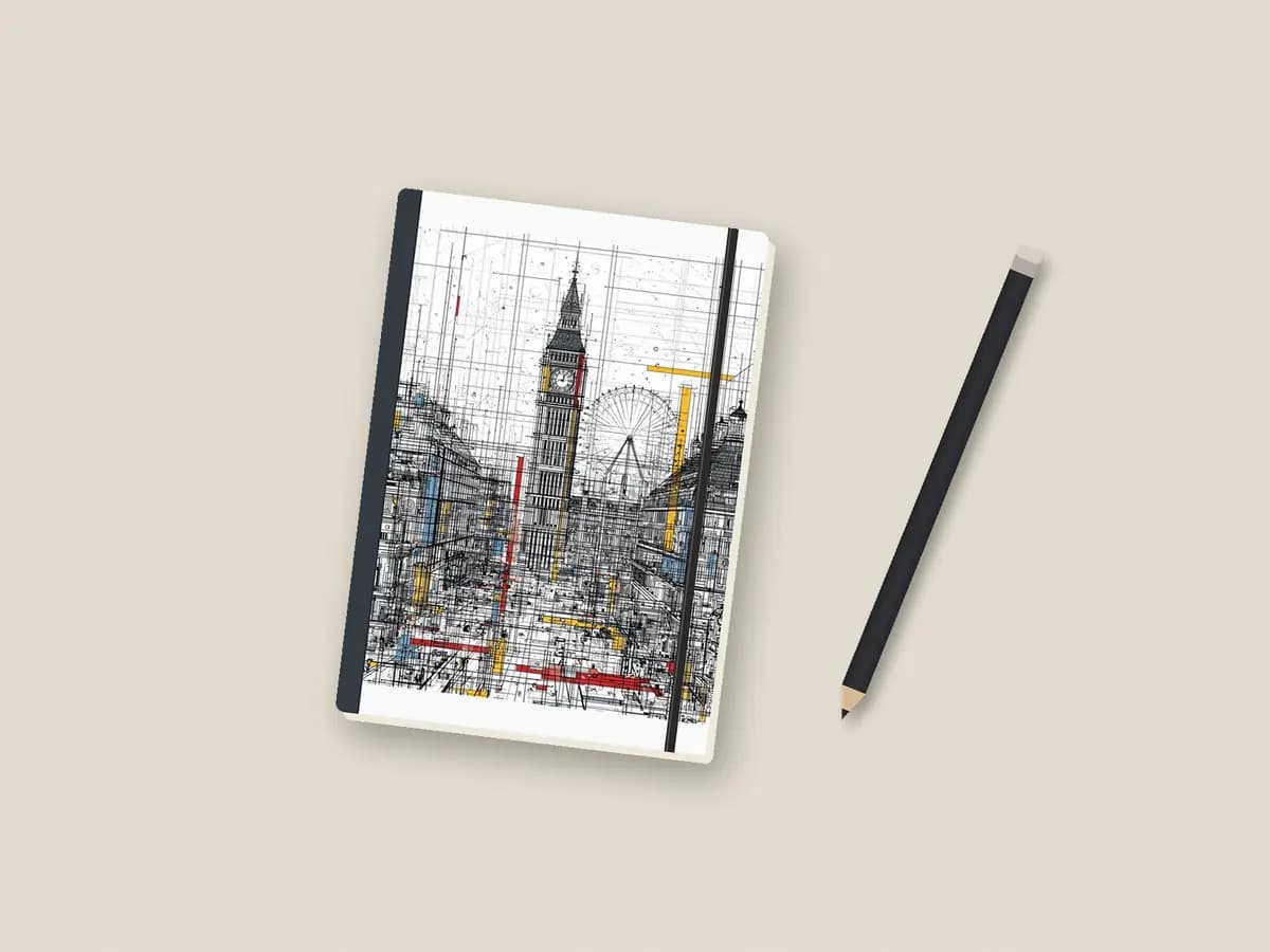 The Riverline as notebook cover