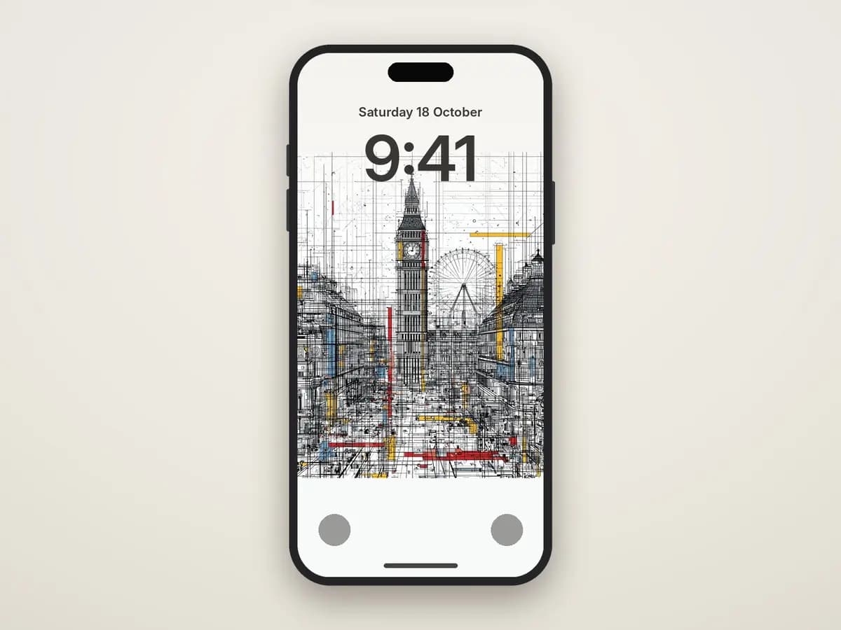 The Riverline as phone wallpaper