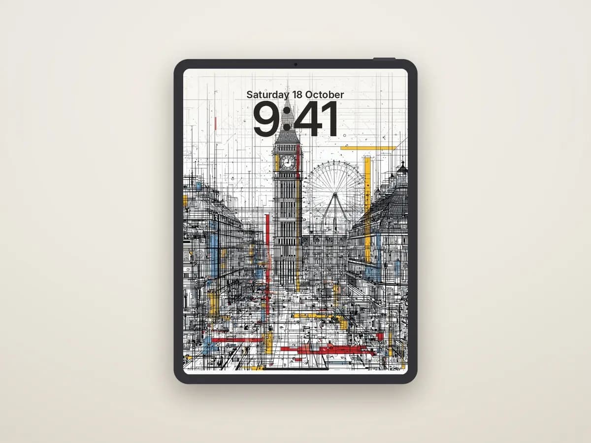 The Riverline as tablet wallpaper