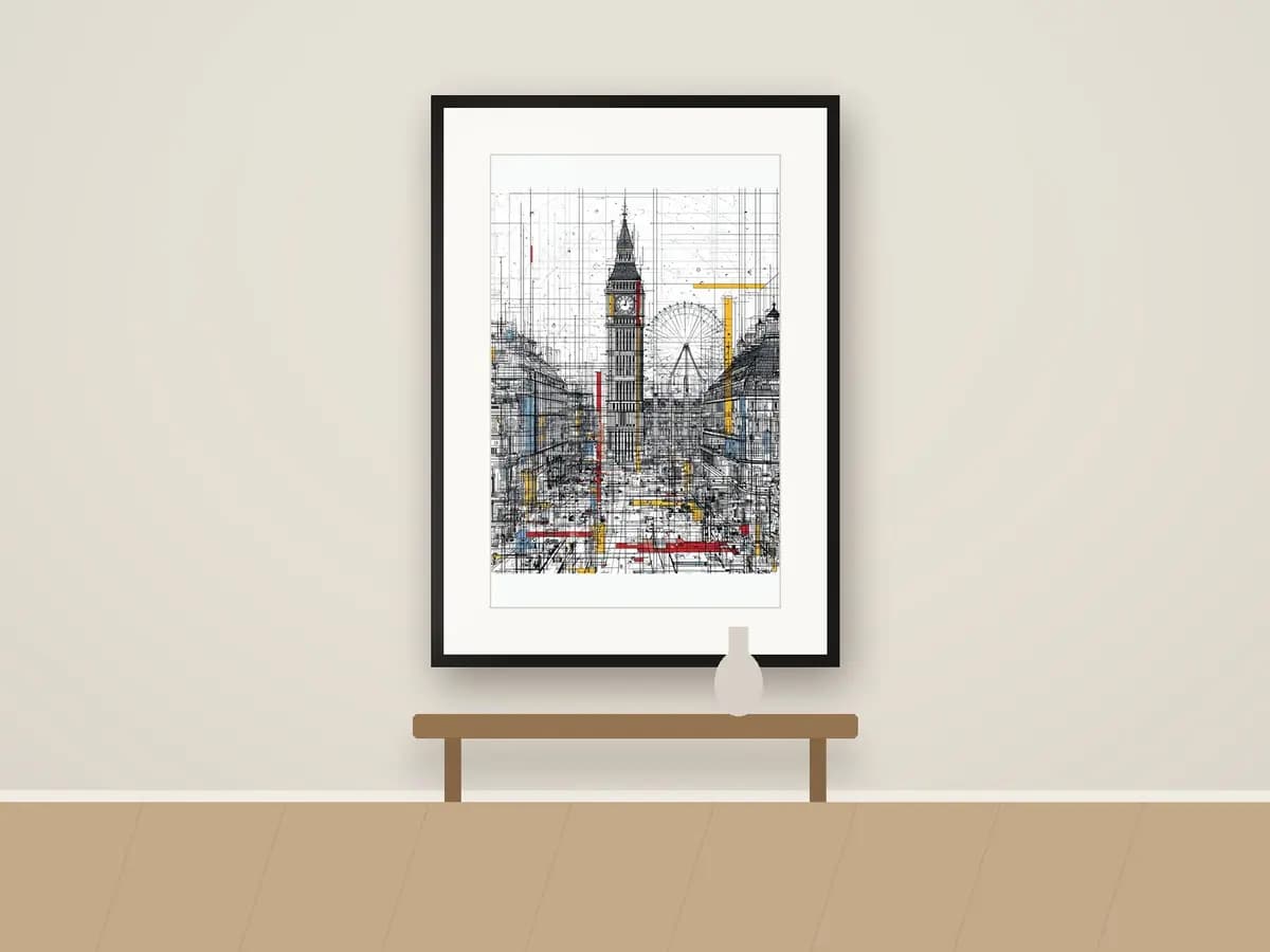 The Riverline as print & frame