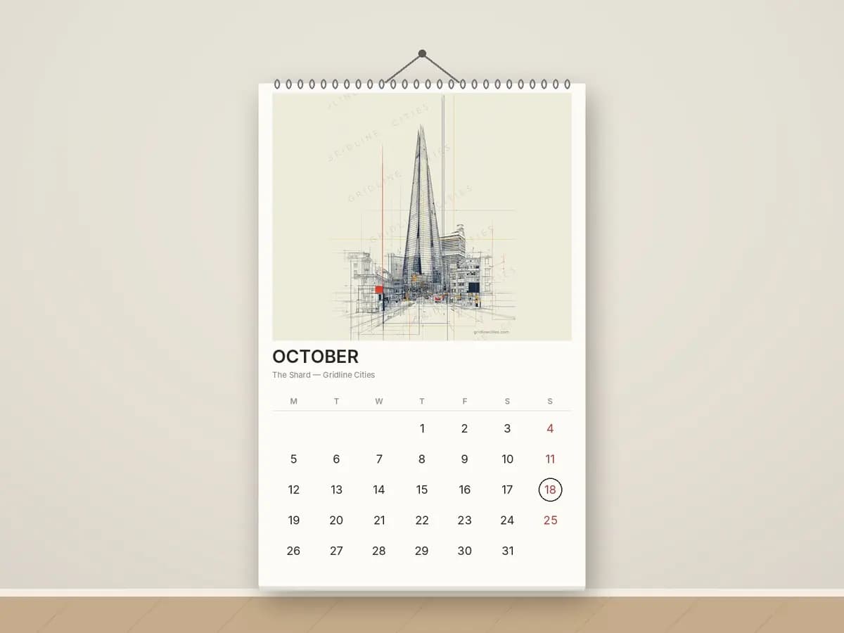 The Shard as calendar