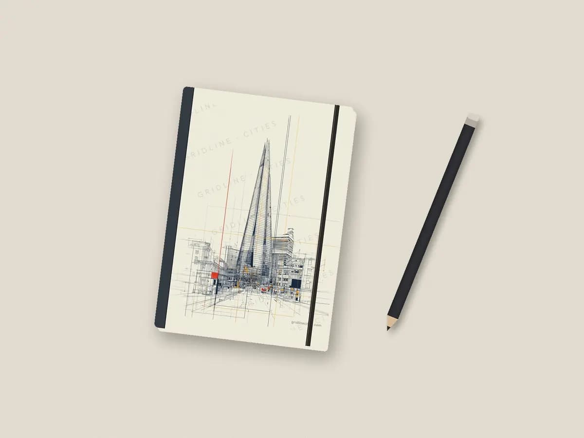 The Shard as notebook cover