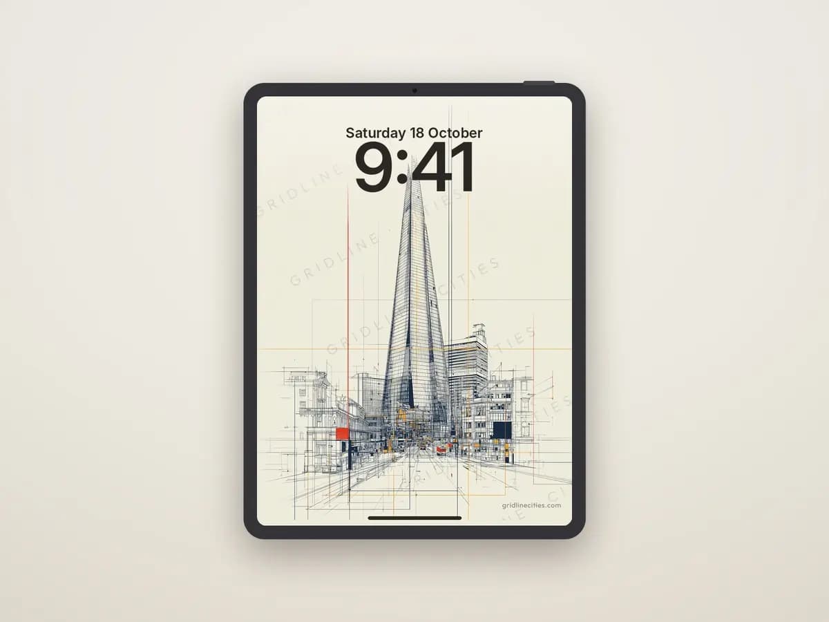 The Shard as tablet wallpaper