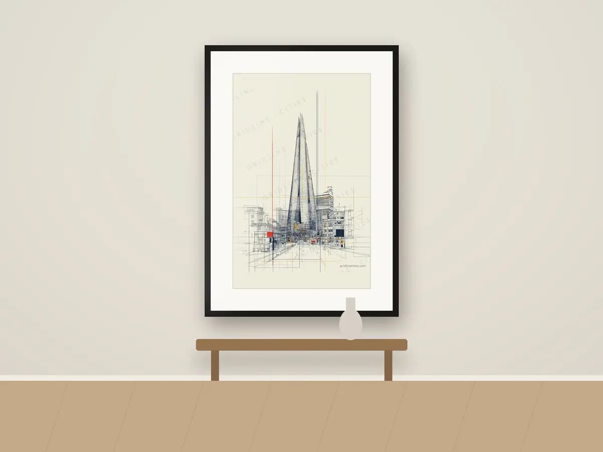 The Shard as print & frame