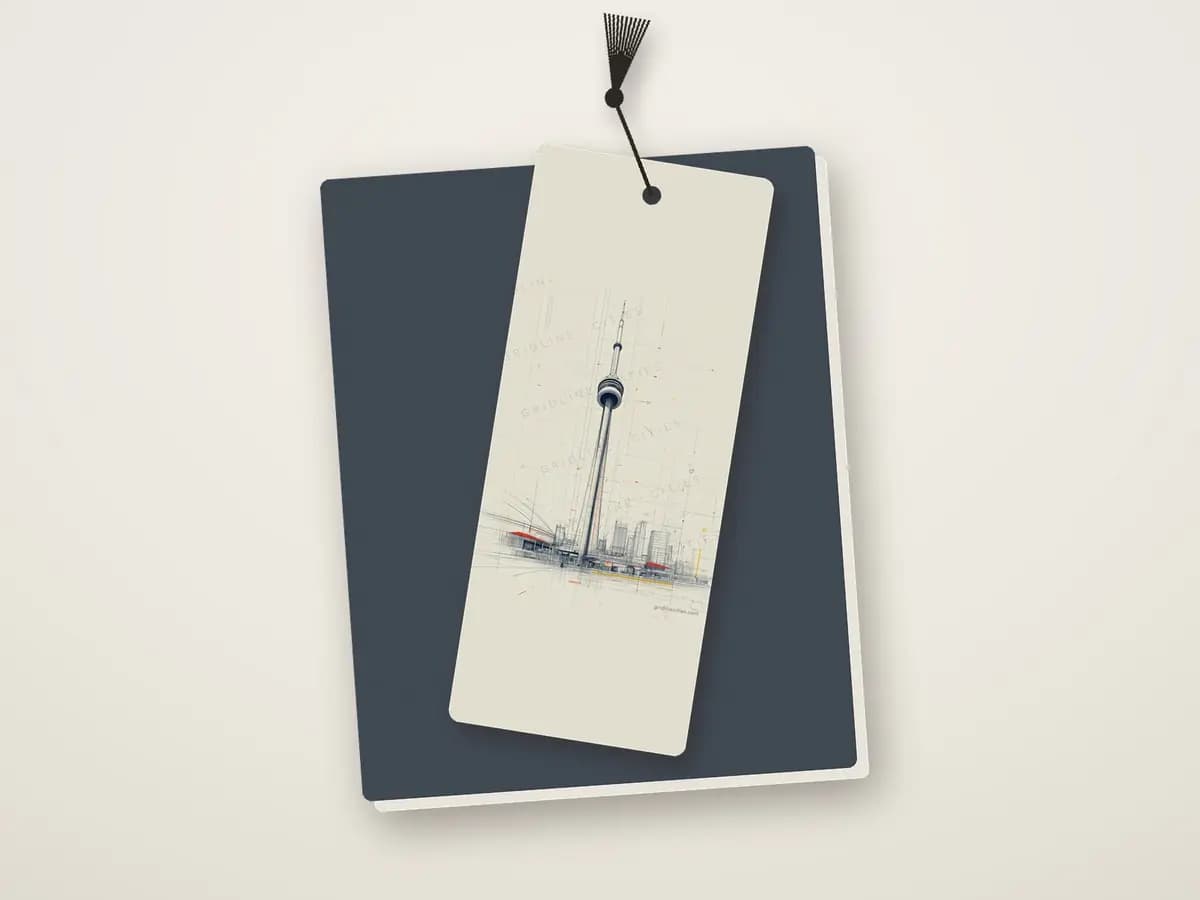 Toronto CN Tower as bookmark