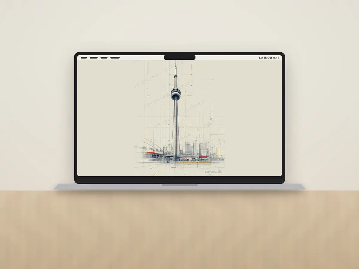 Toronto CN Tower as desktop wallpaper