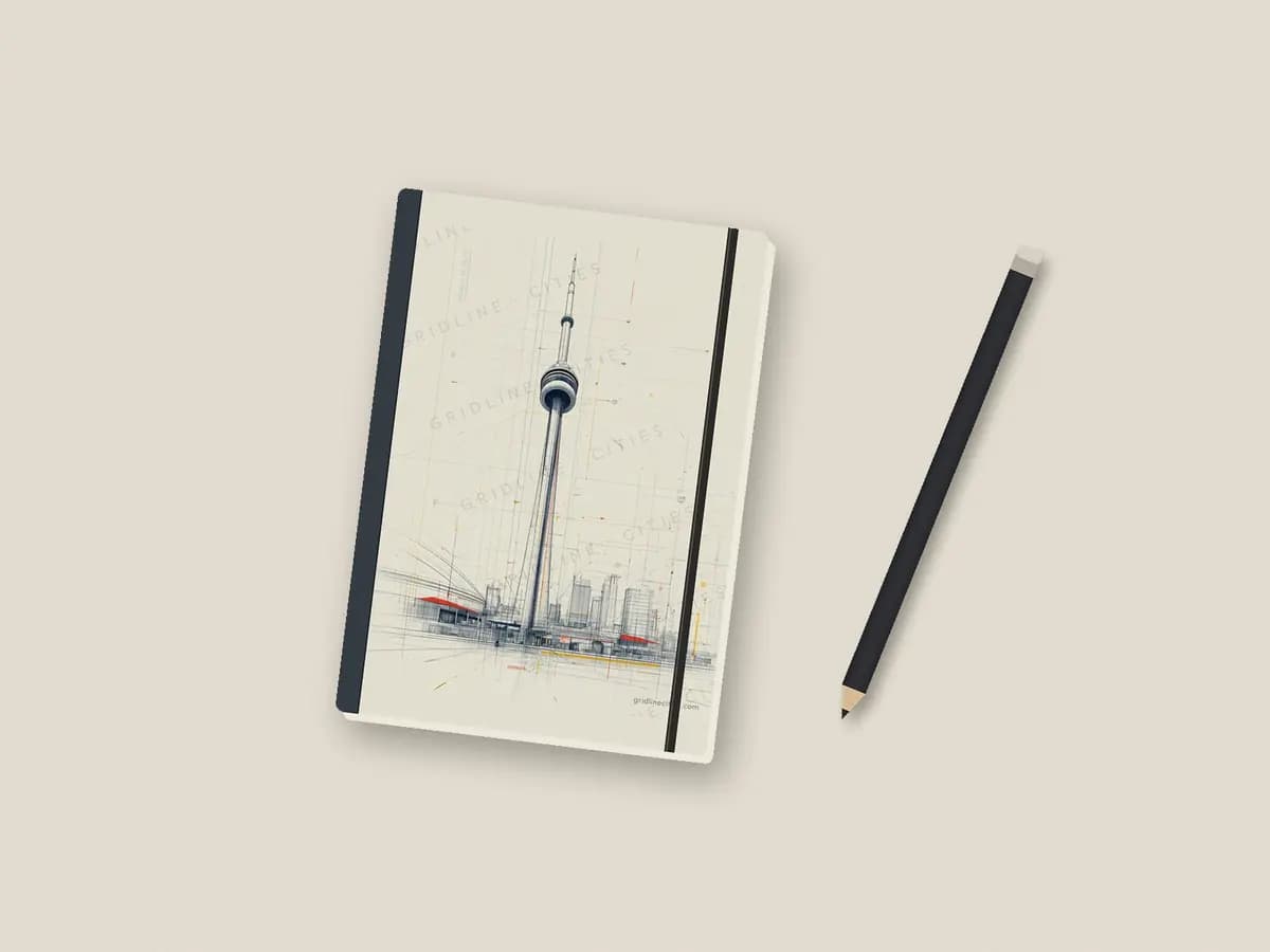 Toronto CN Tower as notebook cover