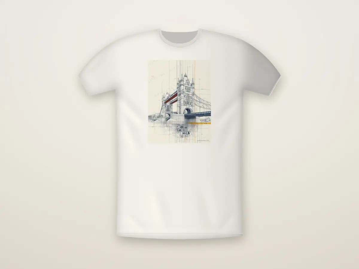 Tower Bridge as t-shirt