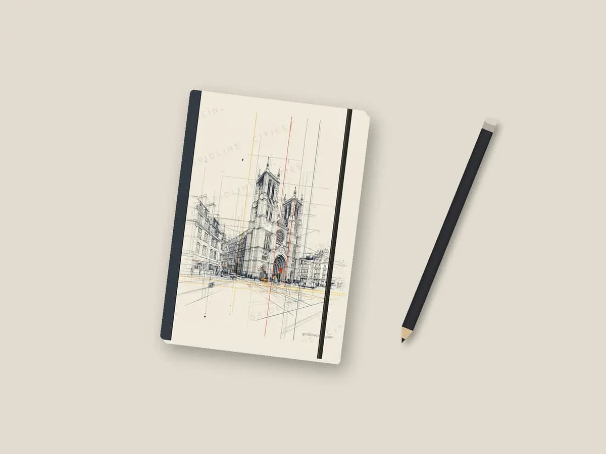 Westminster Abbey as notebook cover