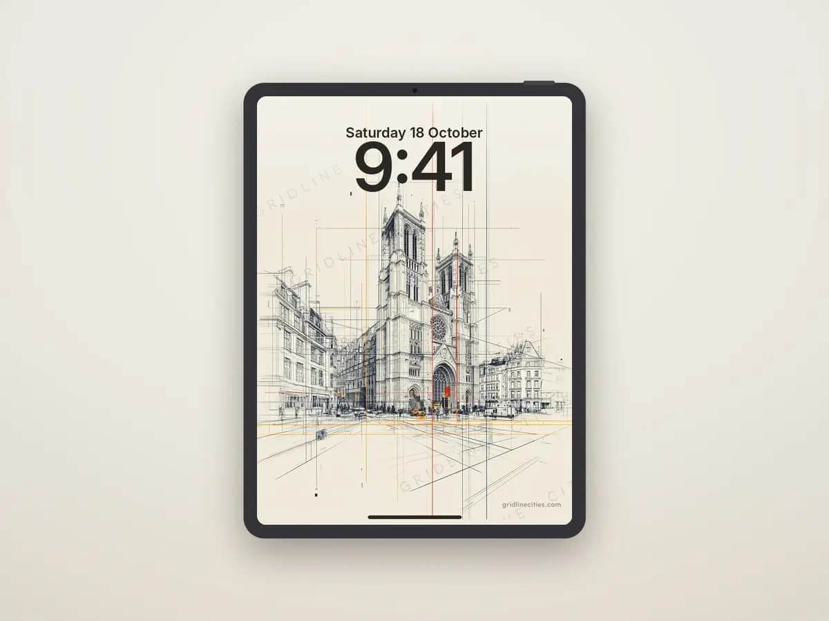 Westminster Abbey as tablet wallpaper
