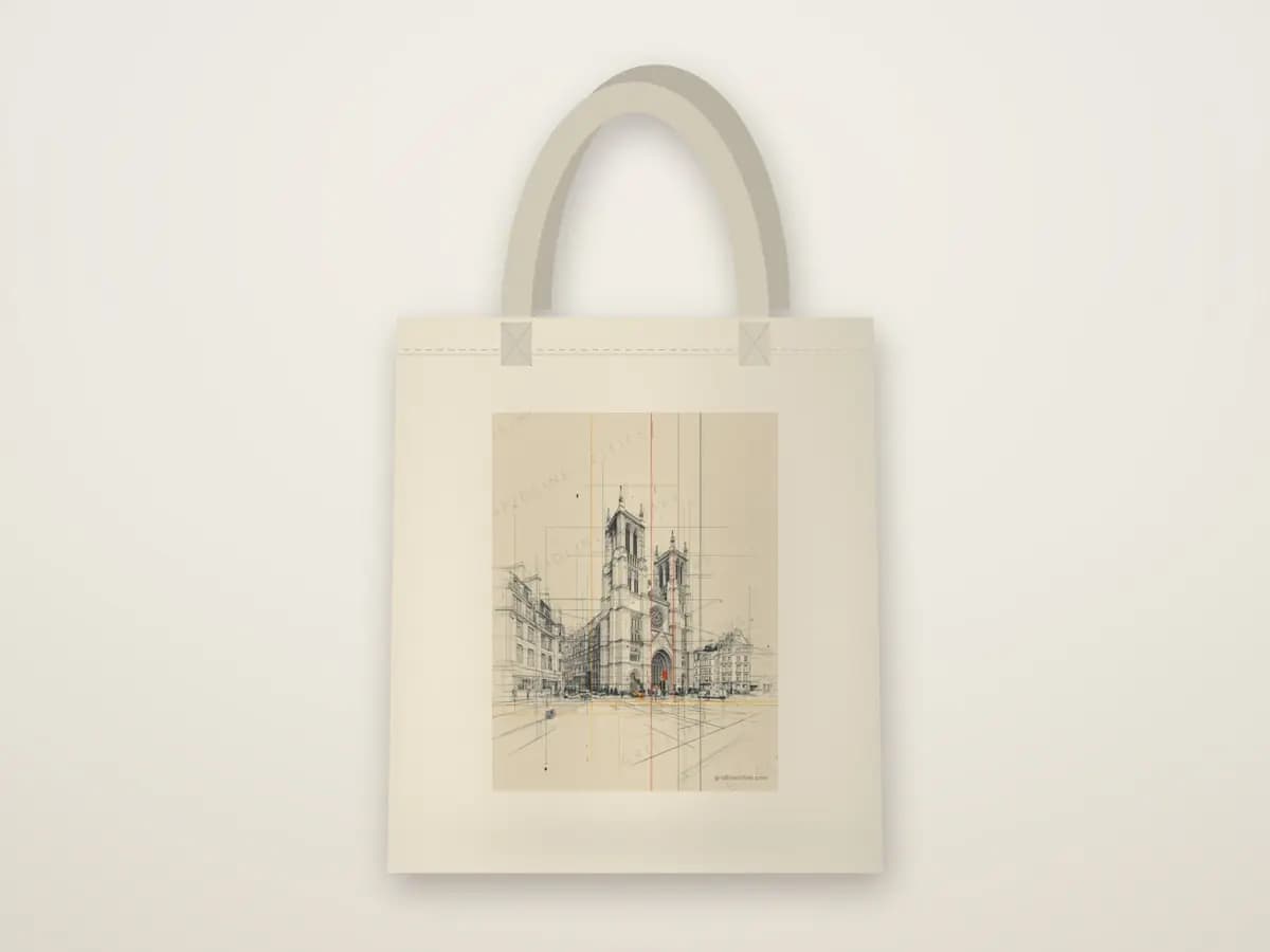 Westminster Abbey as tote bag