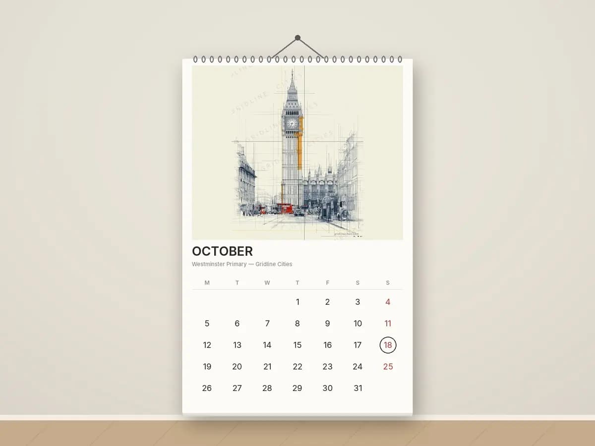 Westminster Primary as calendar