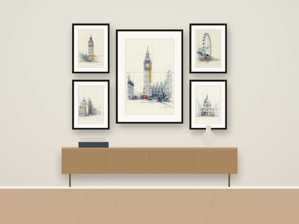 Westminster Primary as gallery wall