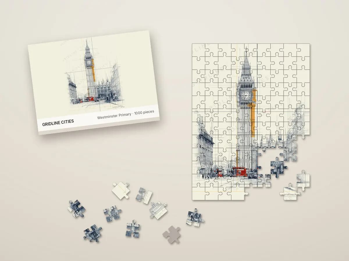 Westminster Primary as jigsaw puzzle