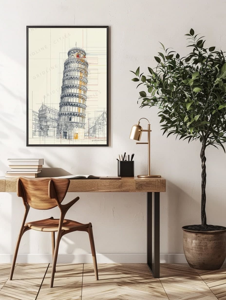 Pisa Tower in an office