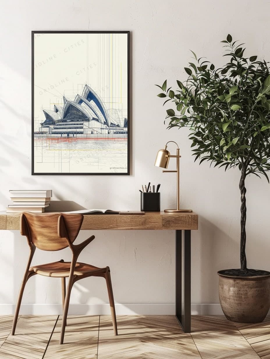 Sydney Operahouse in an office