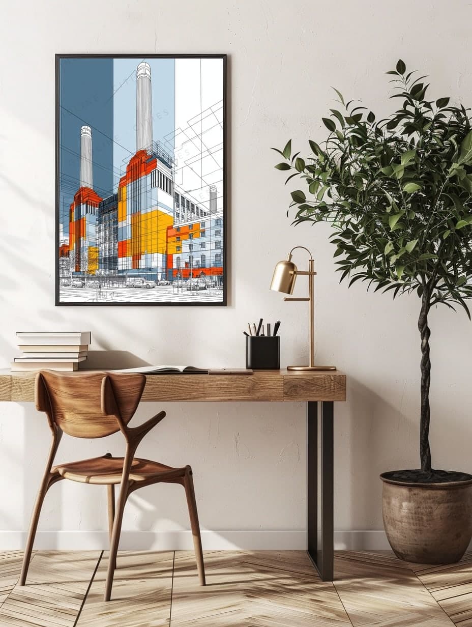 Battersea Mondrian Style in an office