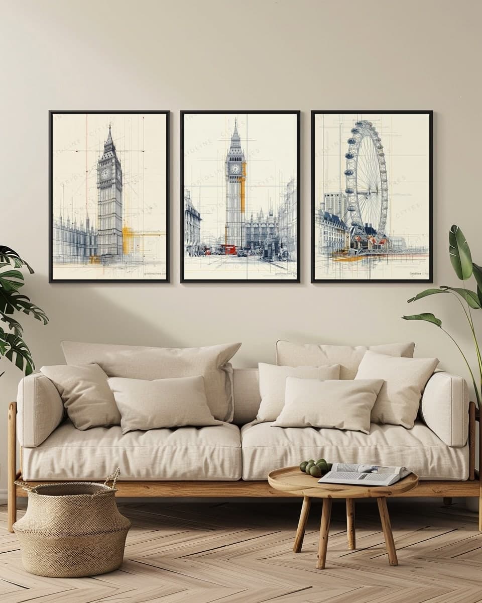 Westminster Primary in a living-room triptych