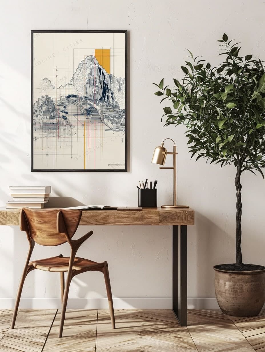 Machu Picchu in an office